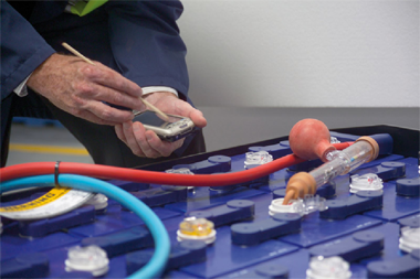 targonca akkumulátor karbantartás